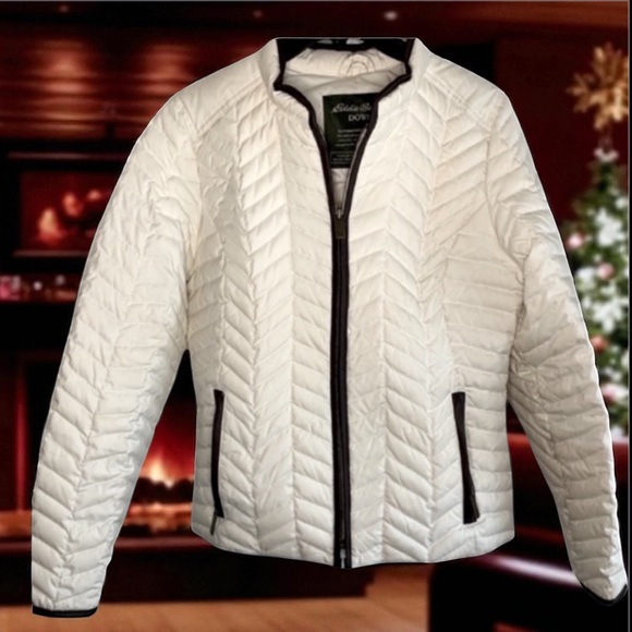 Eddie Bauer Goose Down Quilted Jacket ~ LIKE NEW ~      size Small - Picture 10 of 12